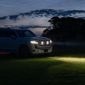 Комплект фар 7' (18 см) для установки за решіткою Toyota LC300 NHBGT370DL - Фото 4