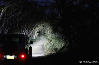 Світлодіодна планка 28' (71 см) для установки за решіткою Suzuki Jimny NHBGS450LB - Фото 7