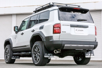 Выхлопная система BATTLEZ ZS-S (изогнутая хвостовая часть) Toyota Prado LC250 B708068