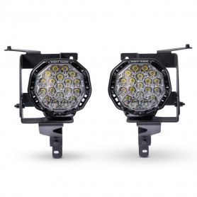 Комплект фар 7' (18 см) для установки за решіткою Toyota LC300 NHBGT370DL - Фото 5