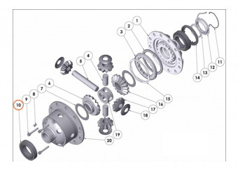 Подшипник для блокировки дифференциала 160116