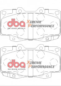 Гальмівні колодки DBA Xtreme Performance для Toyota Hilux 2005+, переднi DB1739XP - Фото 1